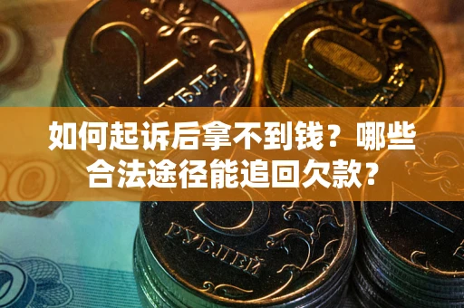武汉如何起诉后拿不到钱？哪些合法途径能追回欠款？