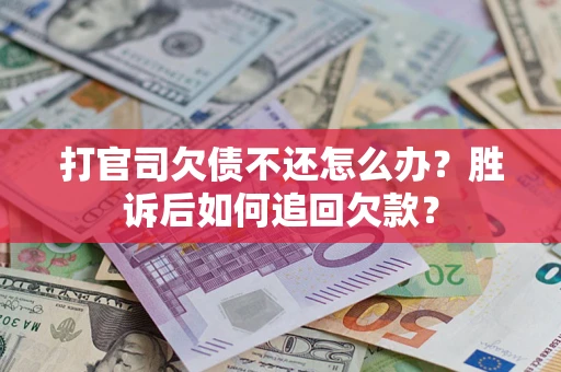 武汉打官司欠债不还怎么办？胜诉后如何追回欠款？