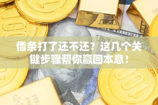 武汉借条打了还不还？这几个关键步骤帮你赢回本息！