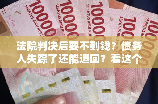 武汉法院判决后要不到钱？债务人失踪了还能追回？看这个方法！