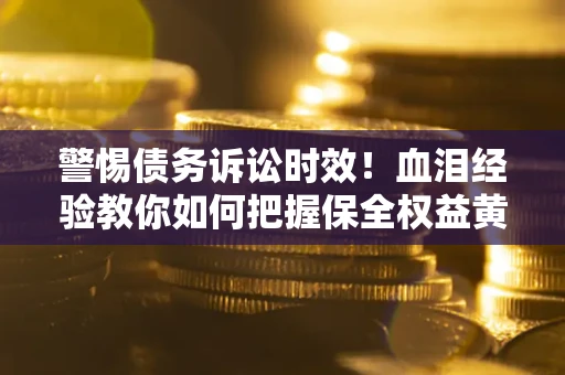 武汉警惕债务诉讼时效！血泪经验教你如何把握保全权益黄金期