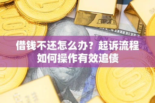 武汉借钱不还怎么办？起诉流程如何操作有效追债