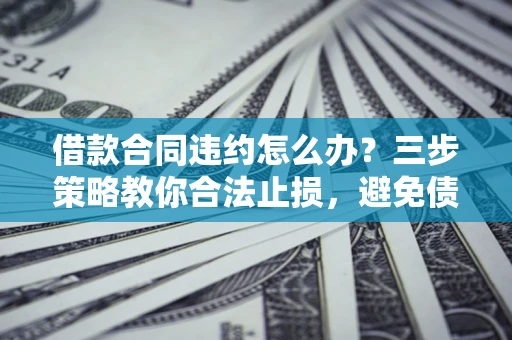 武汉借款合同违约怎么办？三步策略教你合法止损，避免债务危机升级