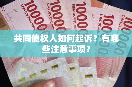 武汉共同债权人如何起诉？有哪些注意事项？